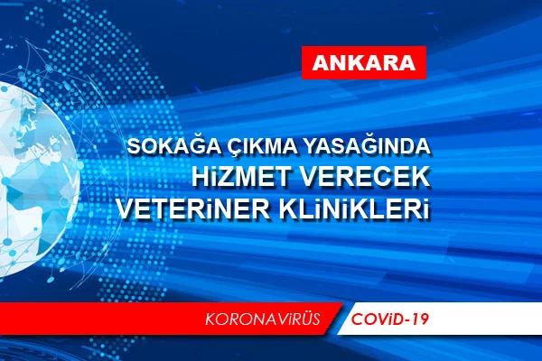 11-12 Nisan Ankara'da açık veteriner klinikleri